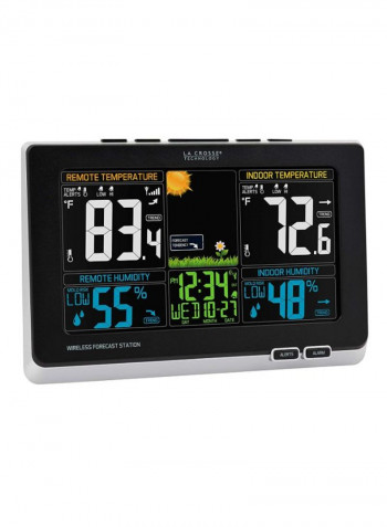 Wireless Weather Station With Mold Indicator Grey/Black 8.3 x 1 x 5.5inch