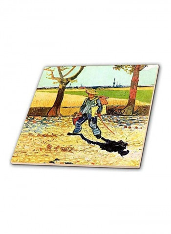 Printed Ceramic Tile Multicolour
