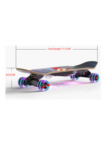 LED Music Skateboard
