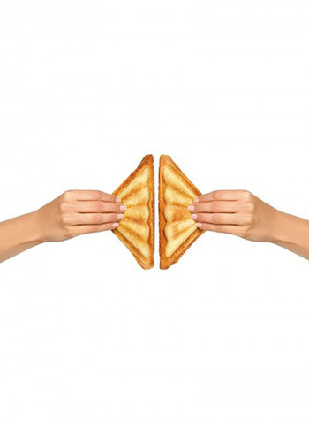 The Original 2 Slice  Sandwich Press BTS200 Silver/Black