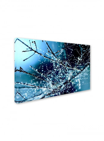 Blue Rhapsody Artwork Canvas Wall Art Multicolour 12 x 19inch