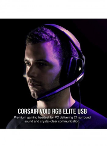 Void RGB Elite USB Wireless Over-Ear Gaming Headset With Mic Carbon