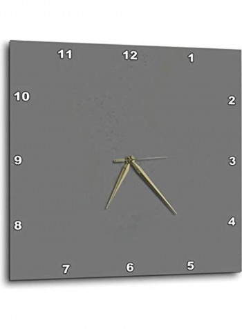 Decorative Printed Wall Clock Grey 10x10inch