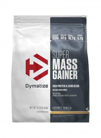 Super Mass Gainer High Protein Vanilla 12lb