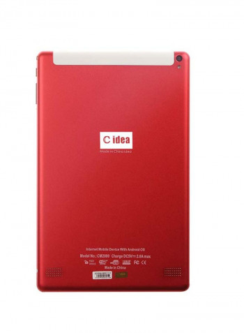 10-Inch Smart Tablet Dual Sim Red, 3GB RAM, 64GB, Wi-Fi, 4G LTE