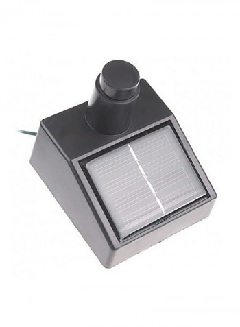 Solar 100 LED String Lights Green/Black 9x7centimeter