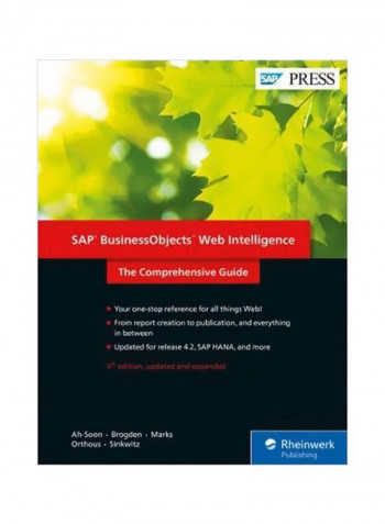 SAP Business Objects Web Intelligence Hardcover 4
