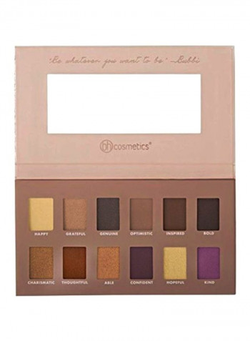 12 Colour Eyeshadow Palette Multicolour