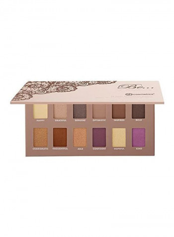 12 Colour Eyeshadow Palette Multicolour