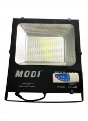 Solar Led Flood Light White/Black 380x350x75millimeter