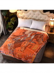 Printed Warm Blanket Multicolour