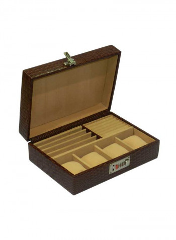 Watch Box With Pen And Ring Holder