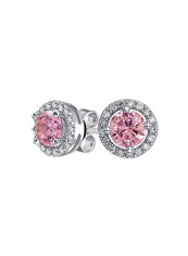925 Sterling Silver Cubic Zirconia Studded Stud Earrings