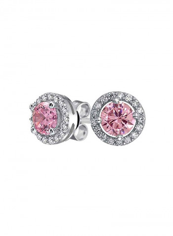 925 Sterling Silver Cubic Zirconia Studded Stud Earrings