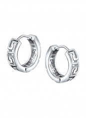Gold Plated 925 Sterling Silver Huggie Hoop Earrings