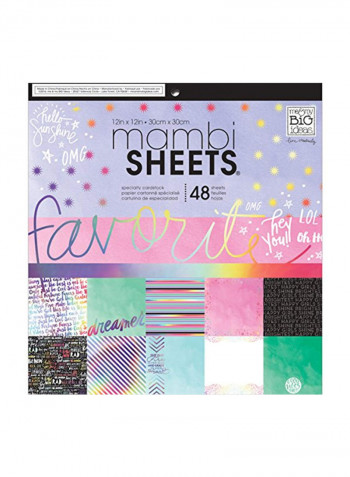 48-Piece Single-Sided Paper Pad