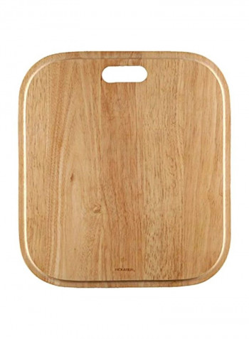 Hardwood Cutting Board Brown 16.75inch