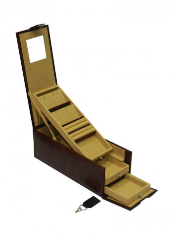 Genuine Leather Designer Jewellery Box