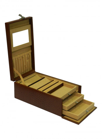 Genuine Leather Designer Jewellery Box
