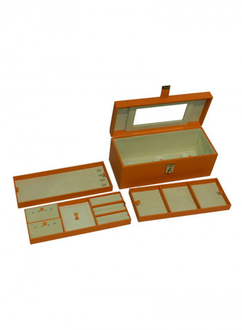 Faux Leather Jewellery Storage Box