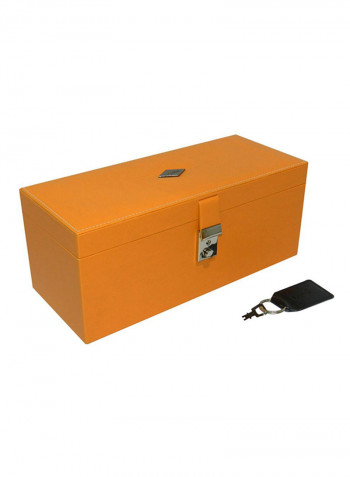 Faux Leather Jewellery Storage Box