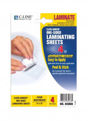 Pack Of 24 Laminating Film Sheets Clear