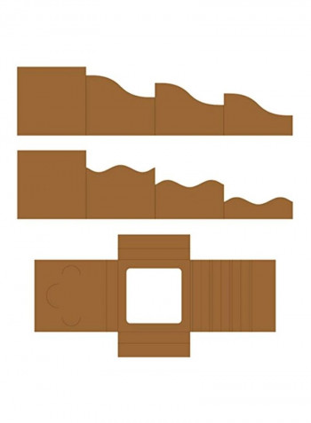 4-Piece Foldout Card Beige