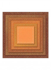 6-Piece 3D Framelits Die Set Brown/Orange