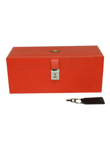 Faux Leather Jewellery Storage Box