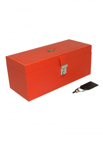 Faux Leather Jewellery Storage Box