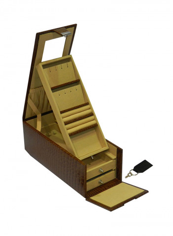 Genuine Leather Designer Jewellery Box