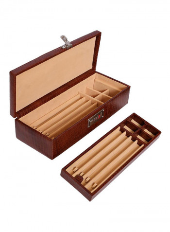 Leather 2 Tier Jewellery Box