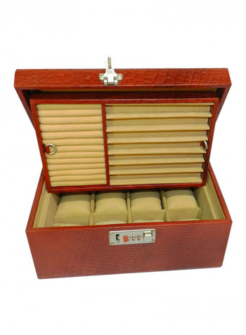 Leather Multipurpose Jewellery Box