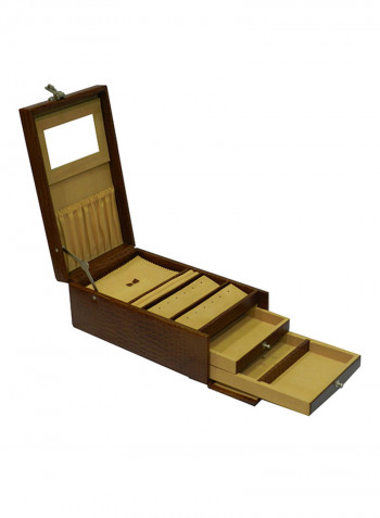 Genuine Leather Designer Jewellery Box