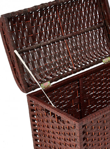 6-Piece Laundry Box Set Brown 70x50x47centimeter
