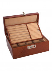 8-Grid Leather Multipurpose Box