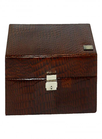 Leather Watches And Jewellery Box