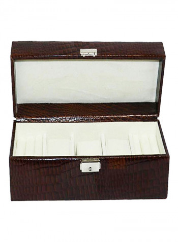 Leather Watches And Jewellery Box