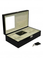 Leather Watches And Jewellery Box