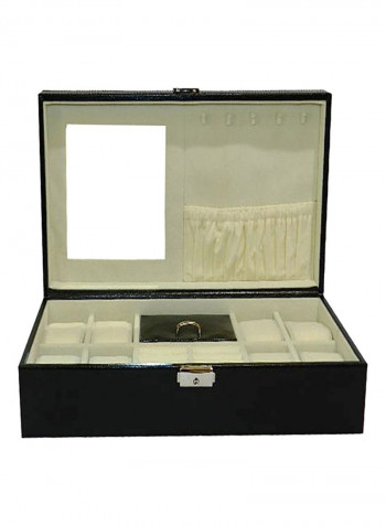 Leather Watches And Jewellery Box