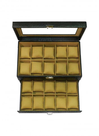 20-Grid Designer Watch Box
