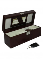 4-Grid Leather Multipurpose Box