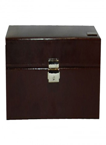 4-Grid Leather Multipurpose Box