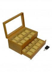 Faux Leather Watches Box