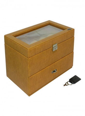 Faux Leather Watches Box