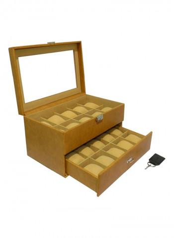 Faux Leather Watches Box