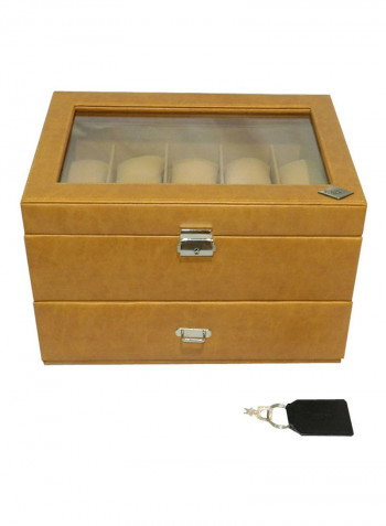 Faux Leather Watches Box