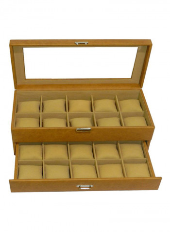 Faux Leather Watches Box