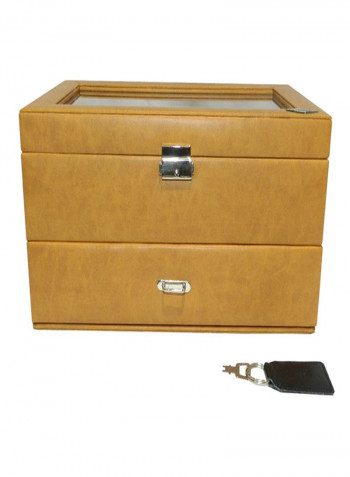 Faux Leather Watches Box