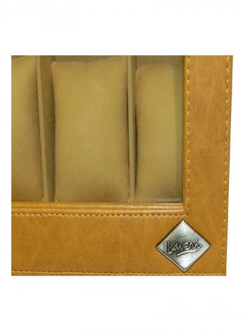 Faux Leather Watches Box